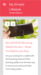 Mobile Screenshot of mysimplelifestyle.com